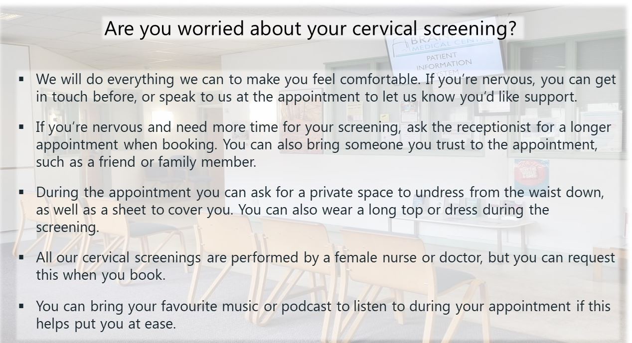 Cervical screening tips