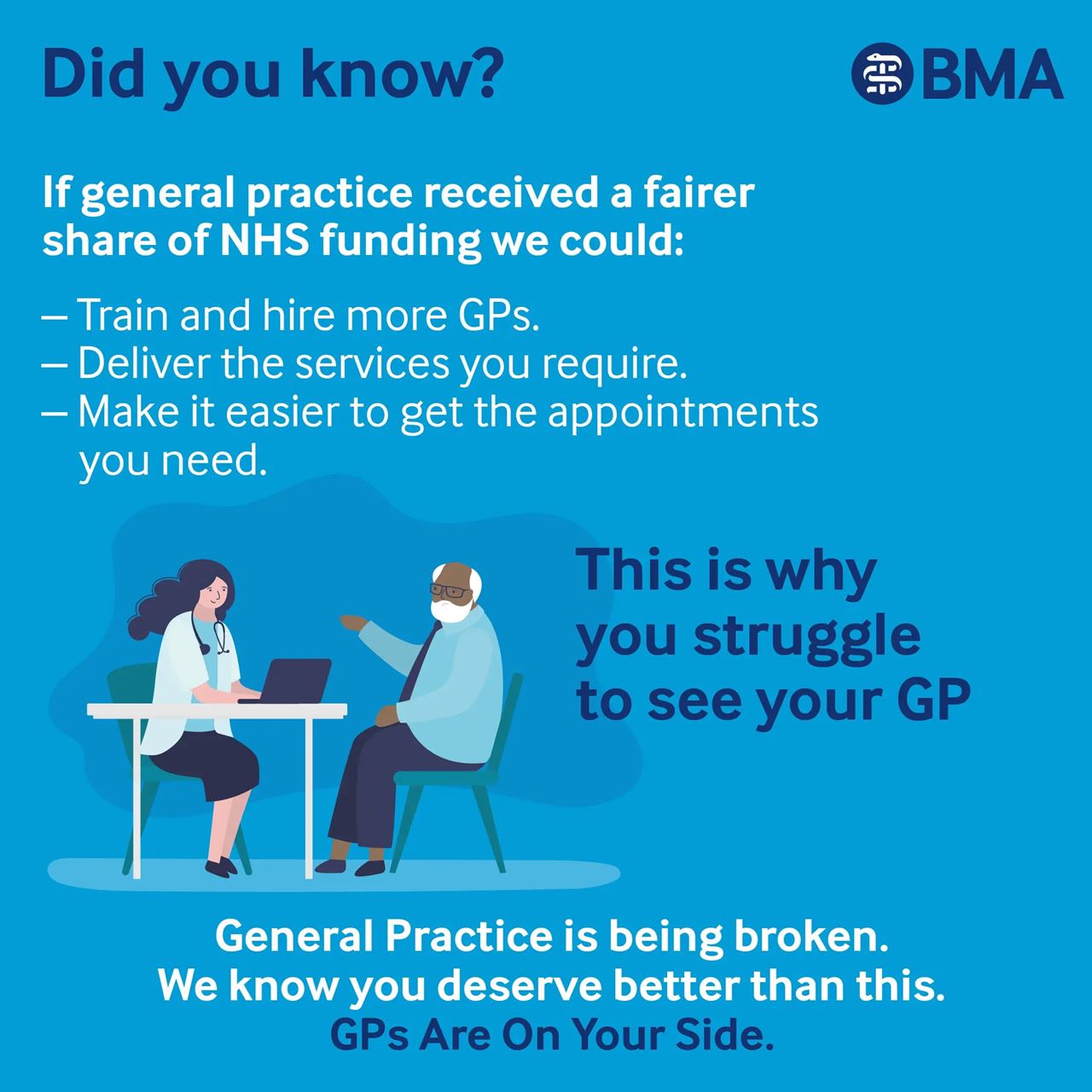 GPs on your side