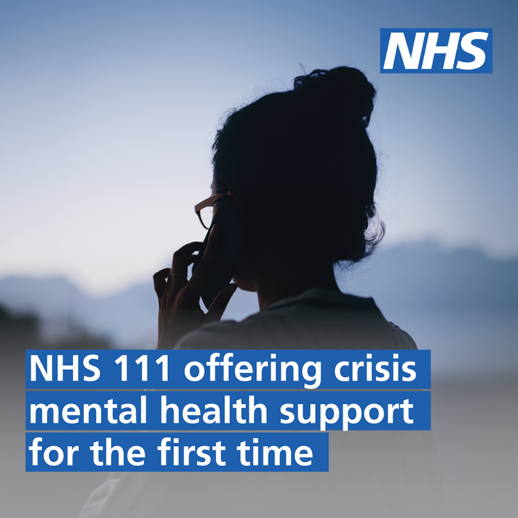 NHS111 mental health
