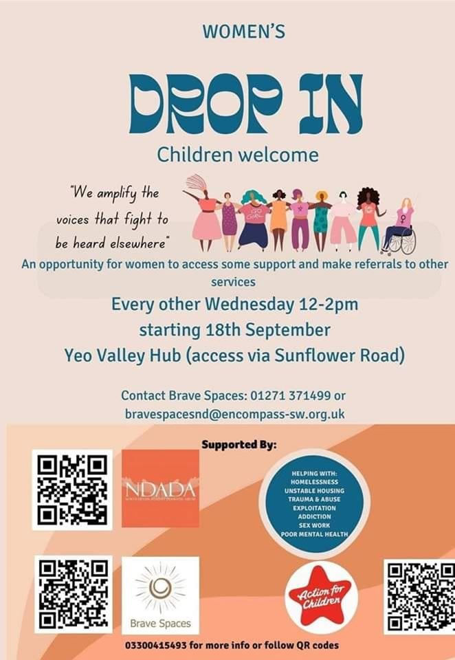 Womens drop in