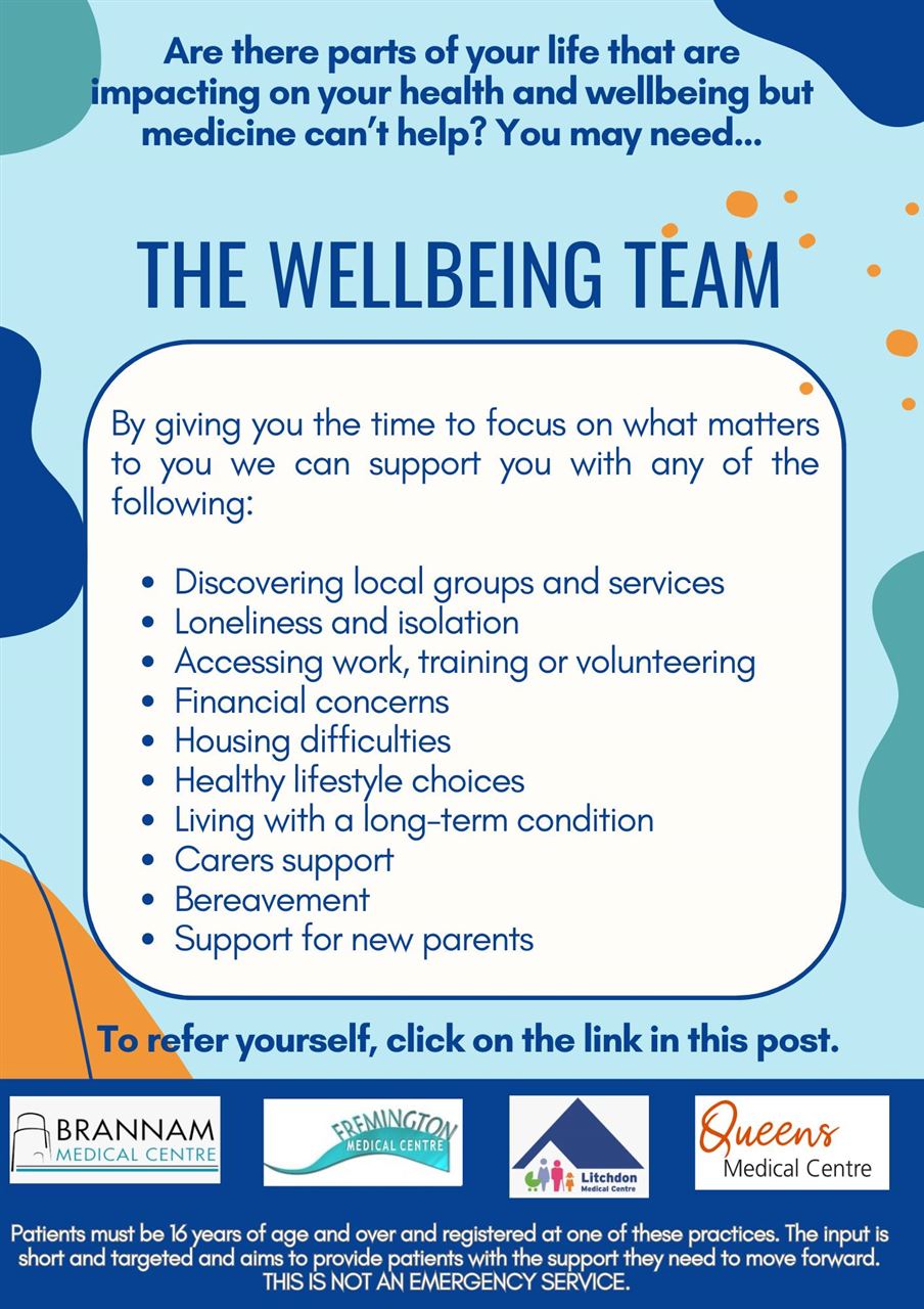 Wellbeing team