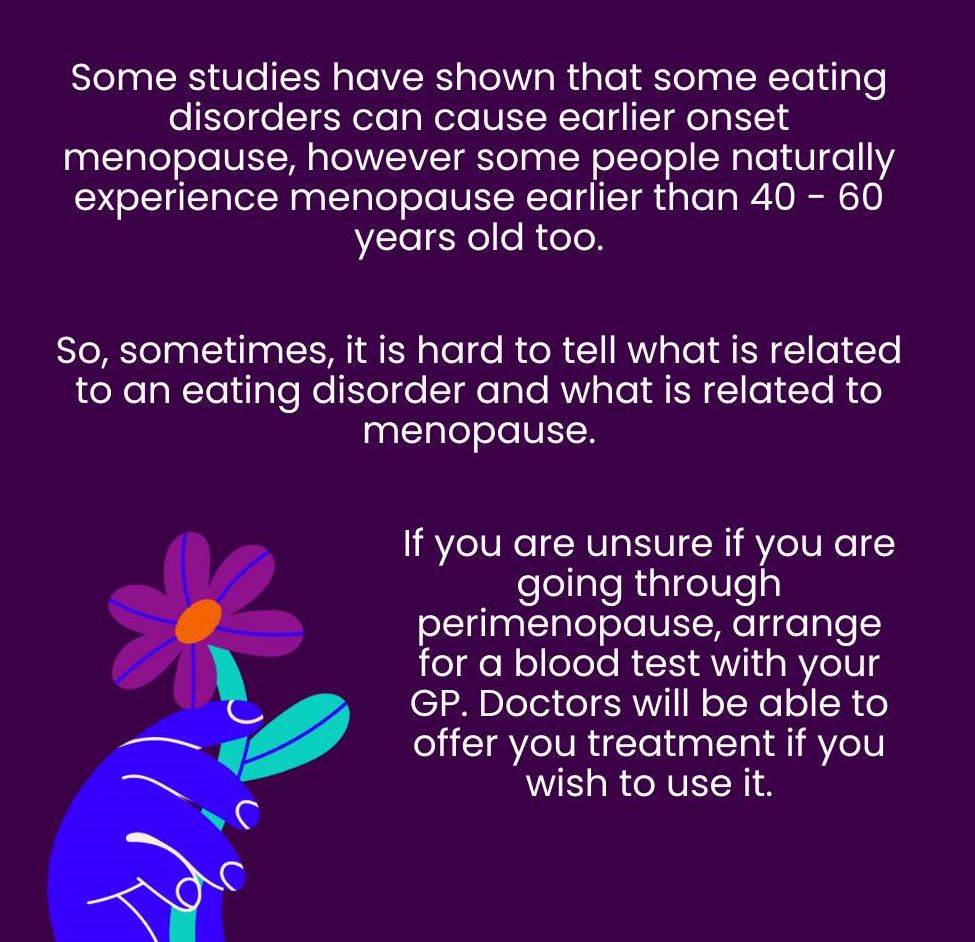 Menopause & eating disorders