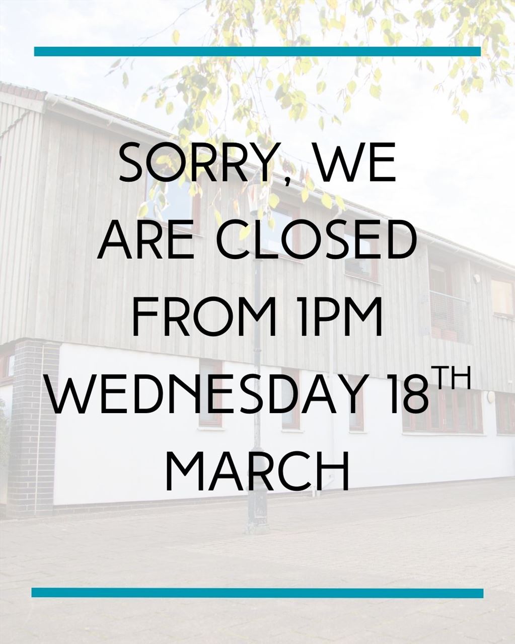 Half day shut down closure