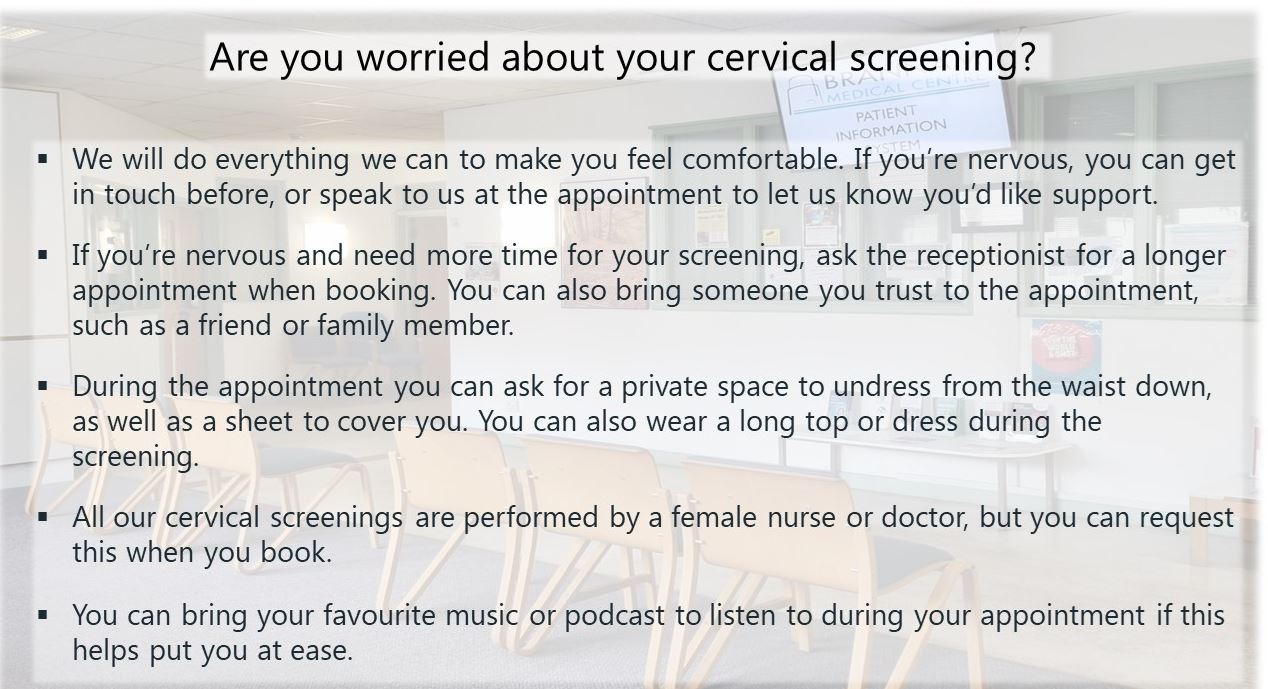 Cervical screening tips