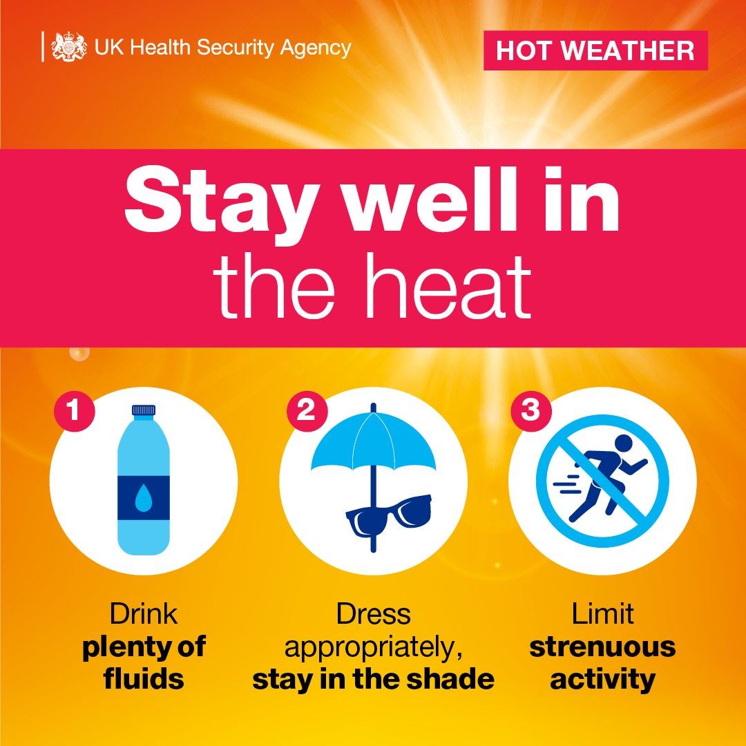 Stay well in the heat